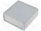 Desktop Enclosures - ABS plastic enclosure 66x66x28mm grey