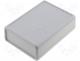 HM-1593PGY - ABS plastic enclosure 92x66x28mm grey