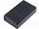Desktop Enclosures - ABS plastic enclosure 112x66x28mm black