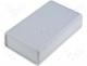 HM-1593QGY - ABS plastic enclosure 112x66x28mm grey