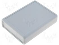 Desktop Enclosures - ABS plastic enclosure 92x66x21mm grey
