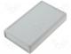 HM-1593TGY - ABS plastic enclosure 112x66x21mm grey