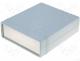 Desktop Enclosures - Polystyrene panel enclosure, grey 180x155x52mm