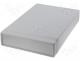 HM-1598FSGY - Polystyrene panel enclosure, grey 250x160x40mm