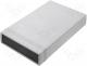 HM-1598FSGYPBK - Enclosure ABS 250x160x40mm grey