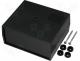 Desktop Enclosures - Plastic enclosure 115x100x56mm black