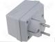 Enclosure ABS for power supply 65x74x53 screw mount plu