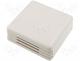 BOX-SENS - Housing for sensors ABS 71x71x27mm ivory