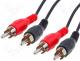 CABLE-452/10 - Cable, 2x plug RCA-2x plug RCA, 10m