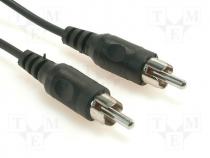 Cable, plug RCA - plug RCA, 1,5m