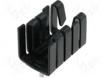 FK33 - Heatsink for TO220 with pin, horizontal