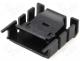 Heatsinks - Heatsink black finished L=25mm 16,6K/W for TO220