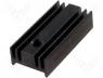 HS-112-25 - Heatsink black finished 40K/W with threaded holes TO220