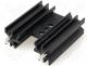  IC - Heatsink black finished type H 10,4K/W 38mm TO220