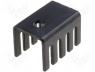 HS-S03 - Heatsink black finished for TO220 12.7mm