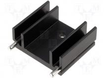  IC - Heatsink, series SK29 9K/W 25mm for TO220