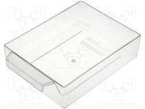 KON-PX6-SZUFL - Drawer, 104x135x35mm, Drawer material  polystyrene, Module  black