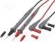 Multimeters - Test lead PVC 1.2m 10A red and black 2x test lead