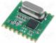 Miniature RF receiver -118dBm 433MHz FSK, OOK SMD