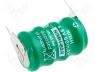 ACCU-60/4 - Rechargeable cell Ni-MH 4,8V 65mAh dia 16x24mm 3pin