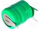 Rechargeable cell Ni-MH 3,6V 80mAh dia 16x18mm 3pin