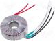  Toroidal - Toroidal mains transformer, 100W, 230/2x12V