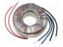 Toroidal mains transformer, 150W, 230/2x35V