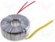 Toroidal mains transformer, 200W, 230/28V