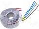 Toroidal mains transformer, 200W, 230/2x24V