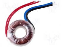 TST20W/2X19V - Toroidal mains transformer, 20W, 230/2x19V