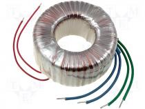 Toroidal mains transformer, 300W, 230/2x14V