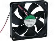 Fan DC - Fan 120x120x25 ball DC24V signal wire R type