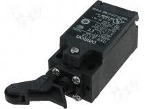 D4N-4172 - Limit switch 1NC/1NO, lever and roller