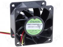 Fan 60x60x38 ball bearing DC12V 95,99m3/h 56,0dBA