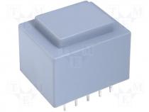   - Encapsulated trafo, PCB mount, 1,8VA, 230/9V, 0,20A